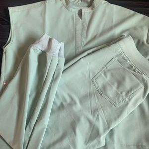 3 pc Figs scrub set jade small rafaela, medium joggers & large 3 pocket Casma